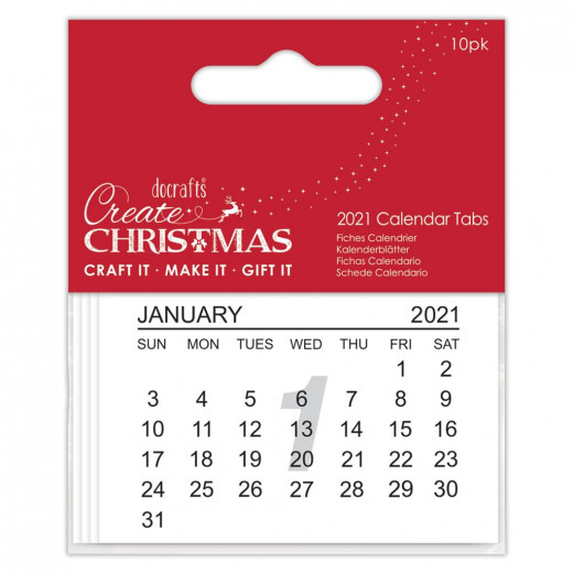 2021 Calendar Tabs